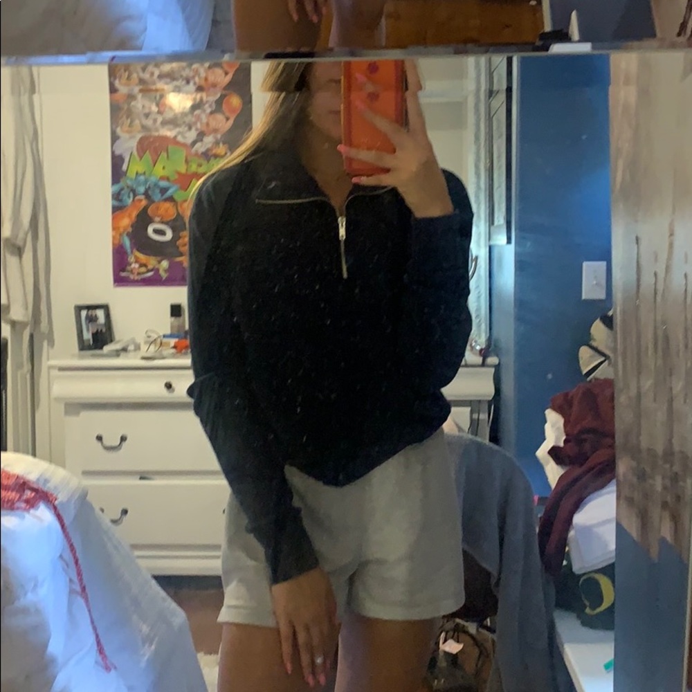 brandy melville quarter zip